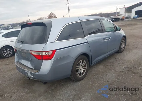 2011 Honda Odyssey Ex z USA, uszkodzony, nr VIN 5FNRL5H4XBB098428